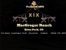 Tablet Screenshot of macgregorranch.org